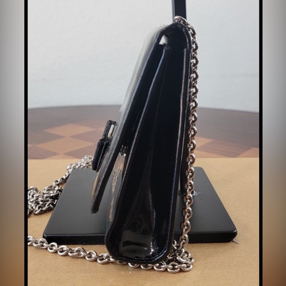 SALVATORE FERRAGAMO vara bow patent leather crossbody bag small - Picture 4 of 10